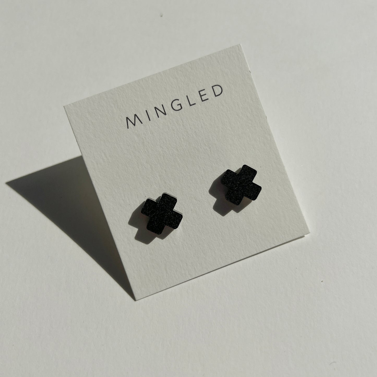 Cross Stud - Matte Black