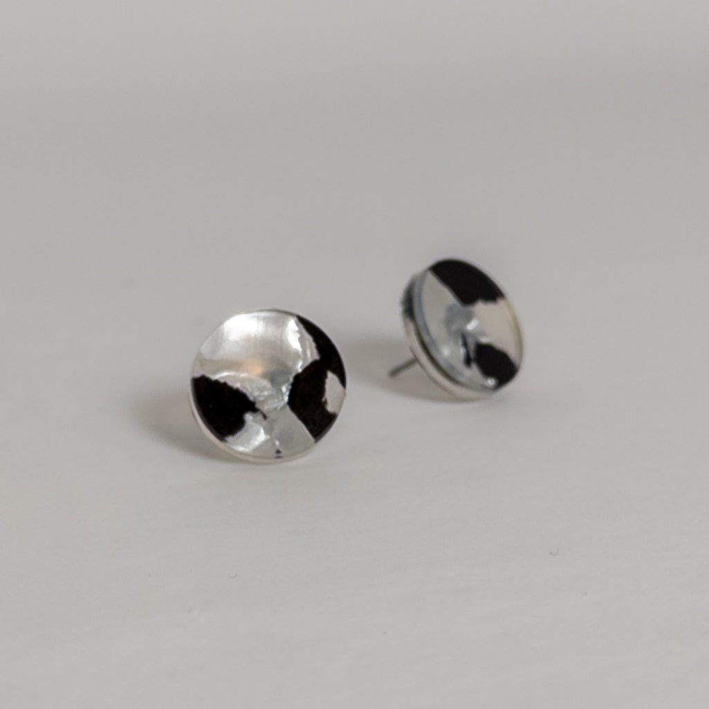 Set of 3 Studs - 15mm Round - Twilight - Mingled
