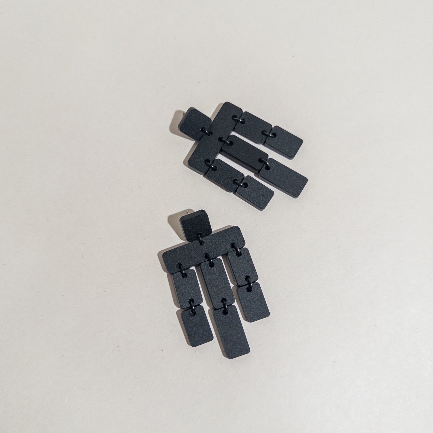 Black Chandelier Earrings