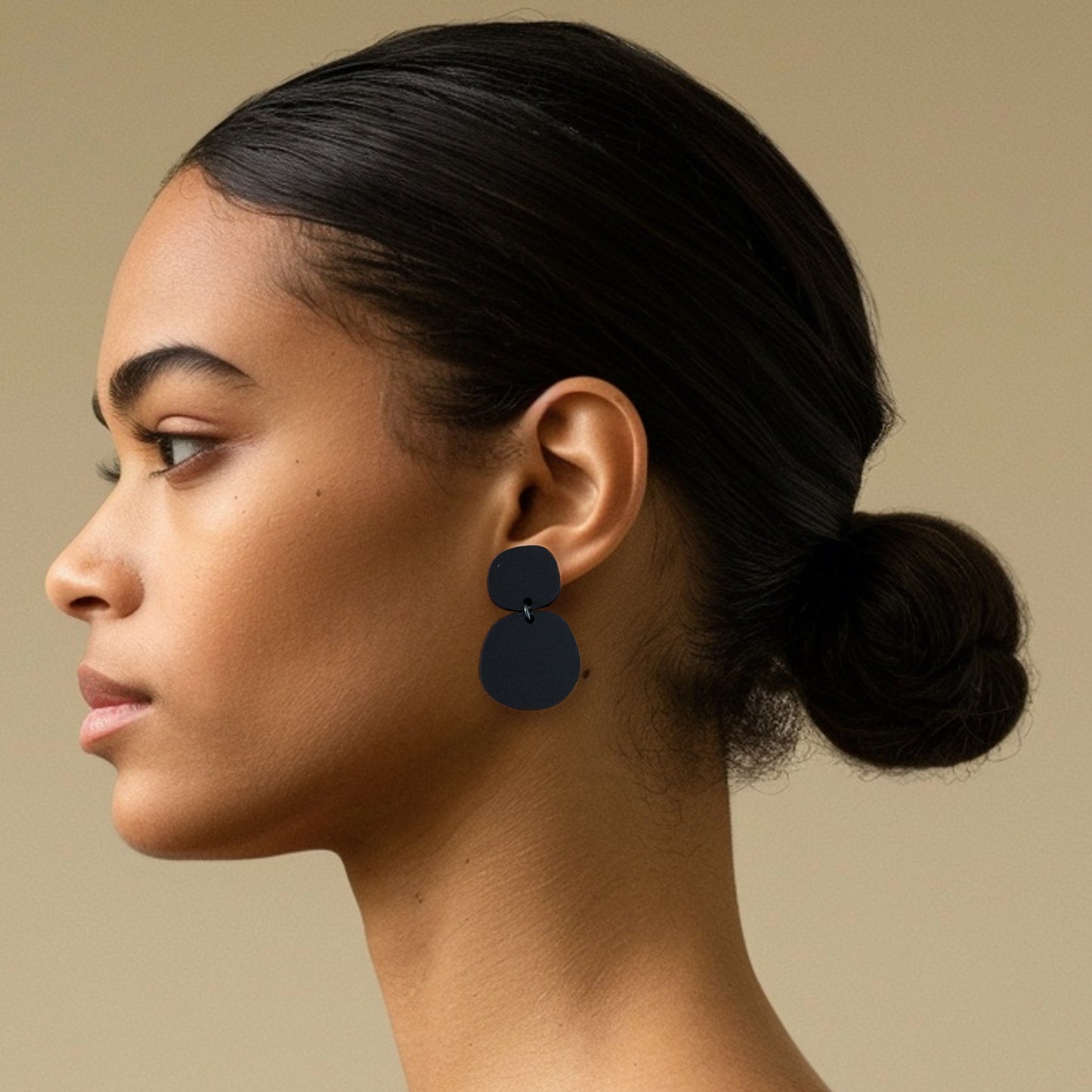 Black Statement Earrings for Women