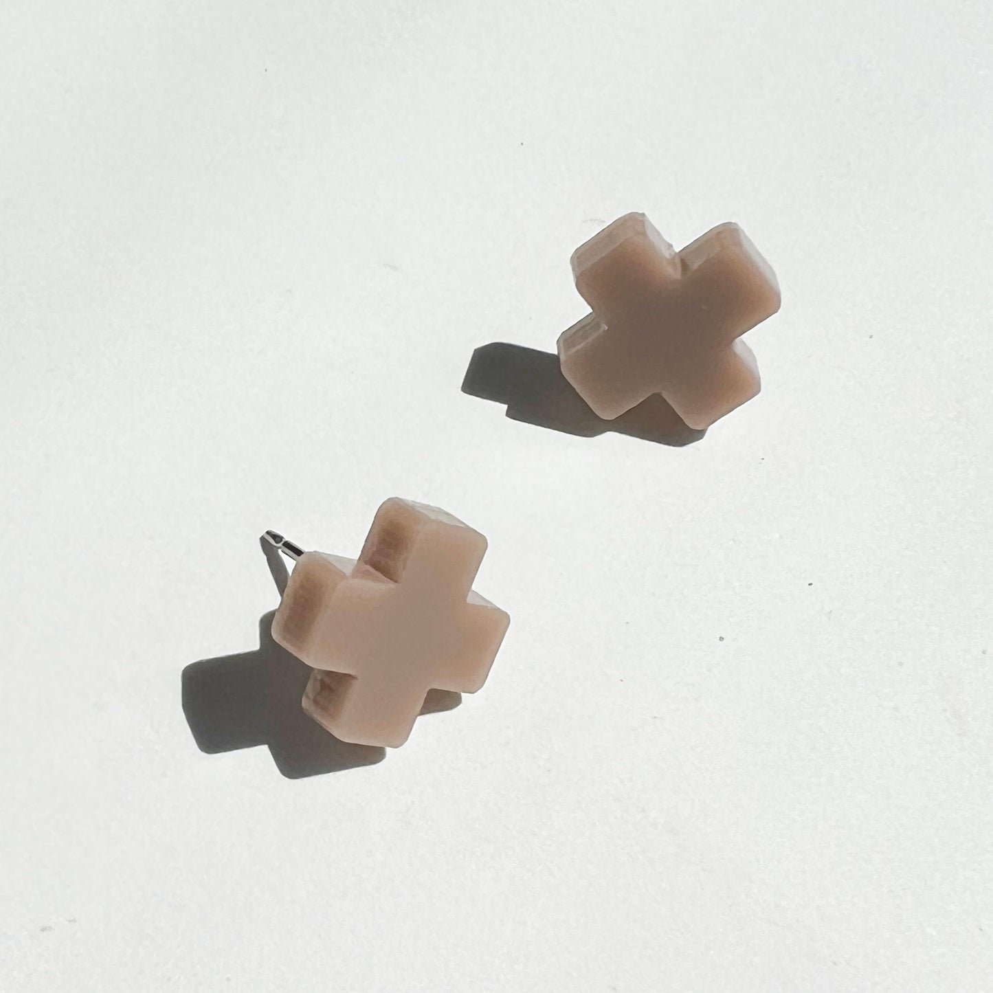 Cross Stud - Taupe