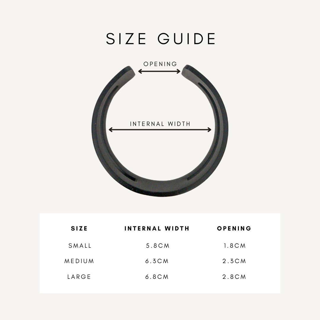 Cuff Bracelet - Matte Black