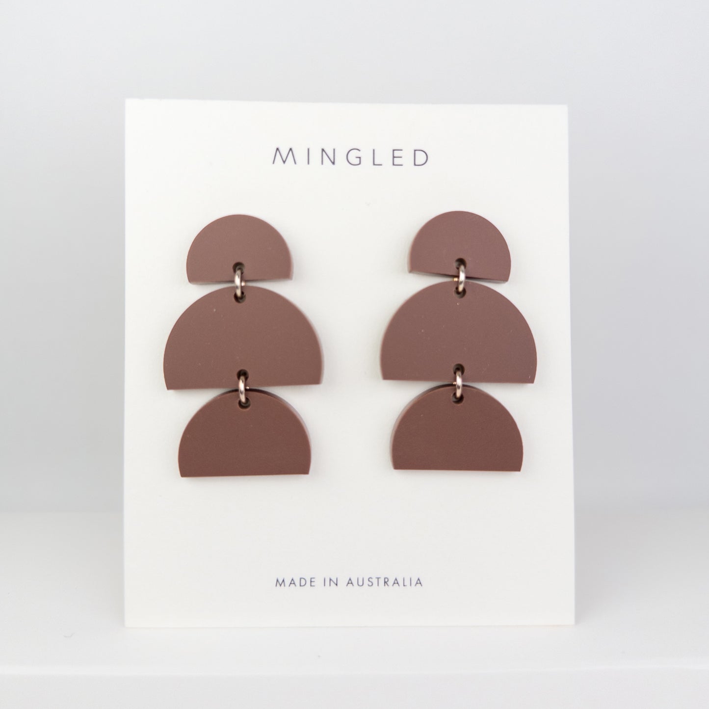Izzy Earrings - Burgundy