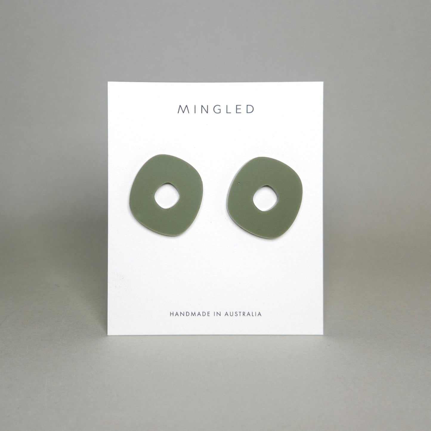 Nimbus MIDI Studs - Matte Olive Green - Mingled