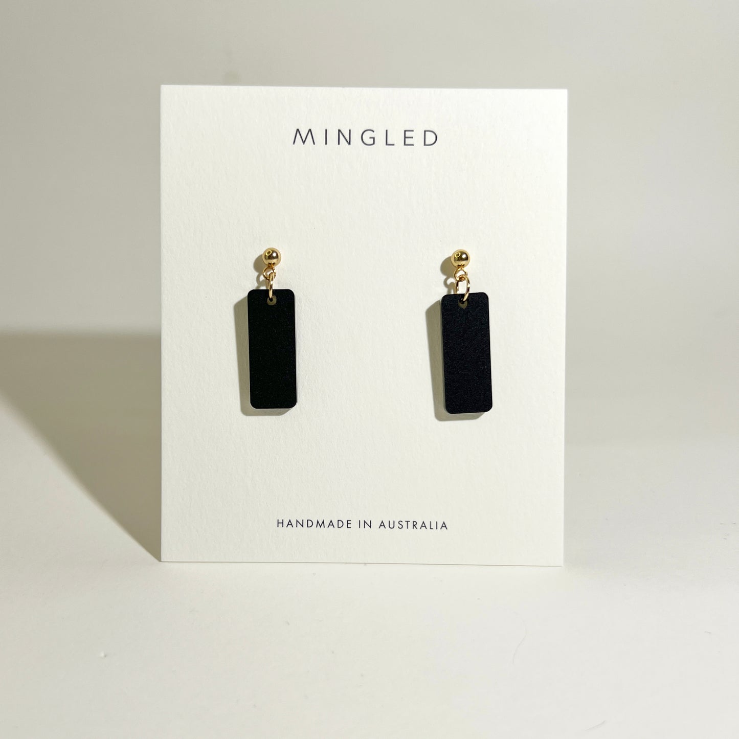 Oblong Dangle - Black