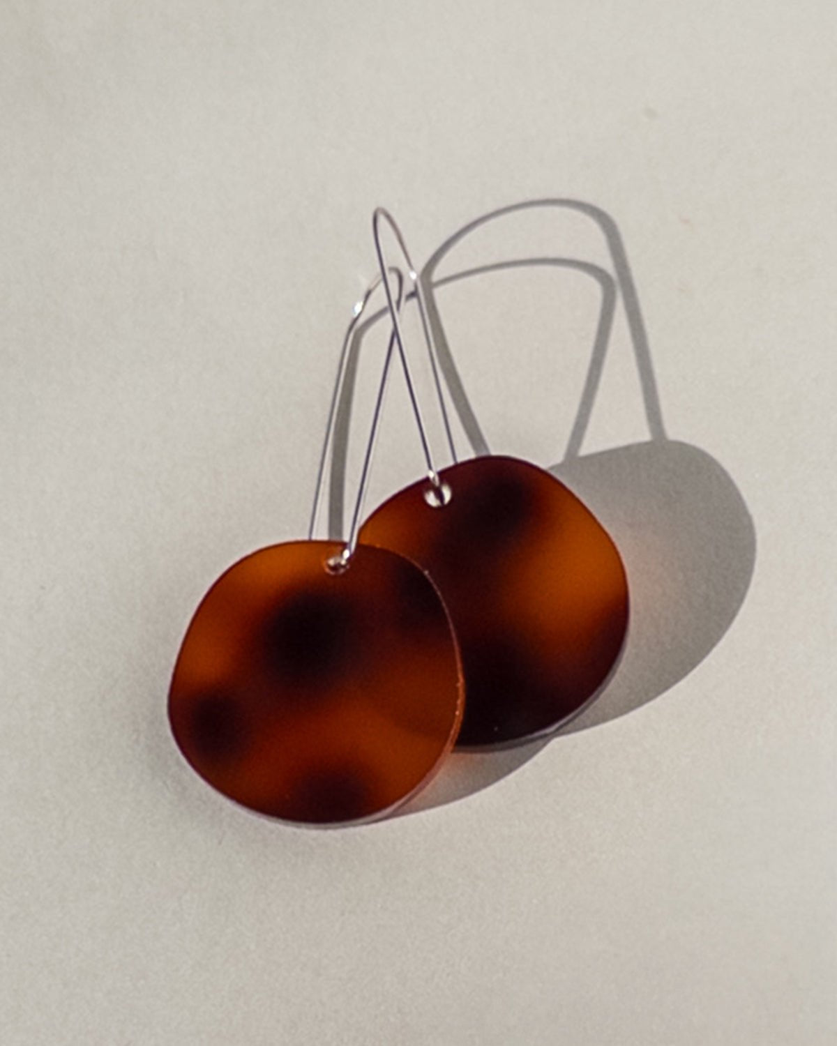 Organic Dangle Earrings - Spiced Sienna - Mingled
