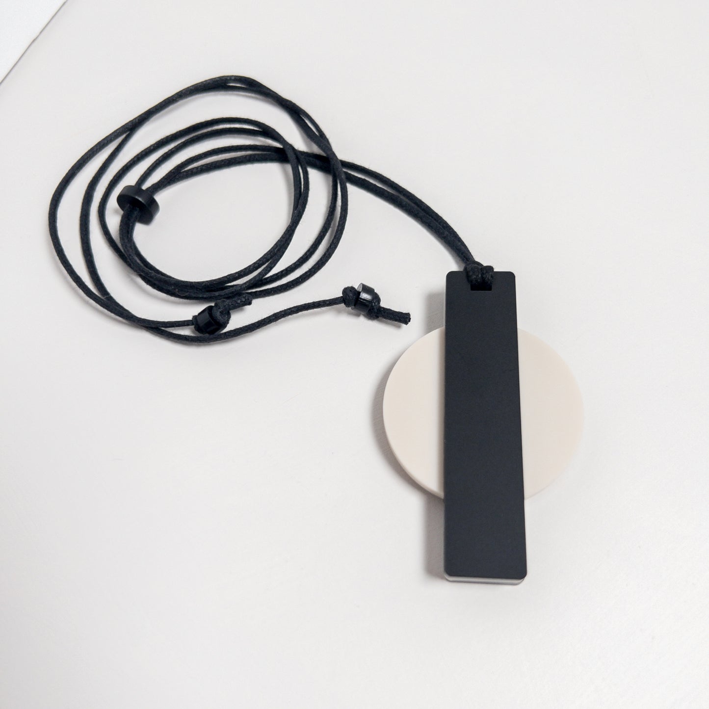 Orion Pendant Necklace - Ivory and Black