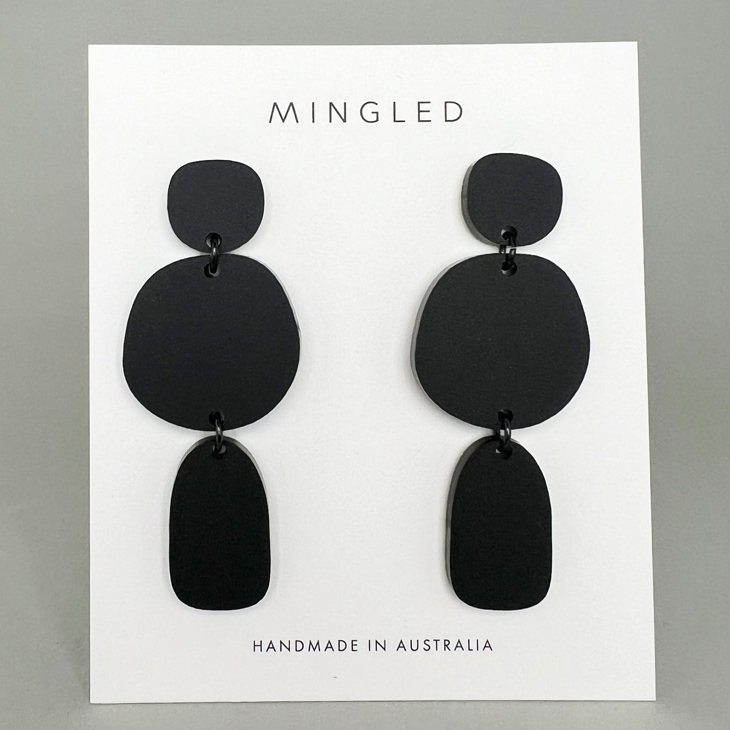 Black Statement Earrings