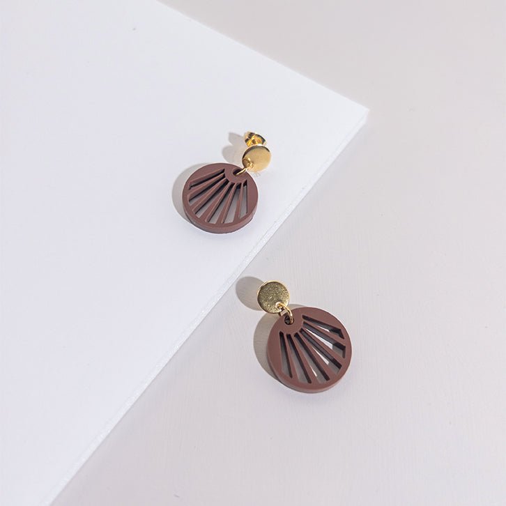 RADIANCE Dangle - Burgundy - Mingled