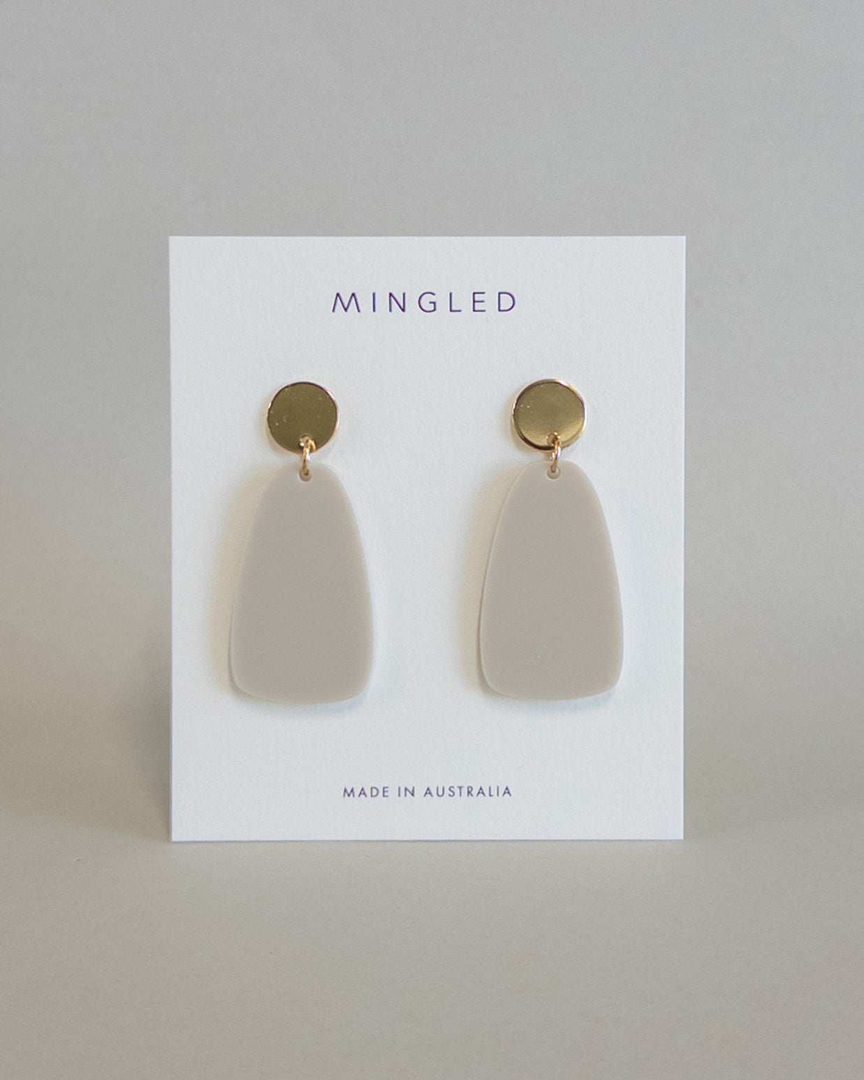 Salita Dangle Earrings - Ivory Beige