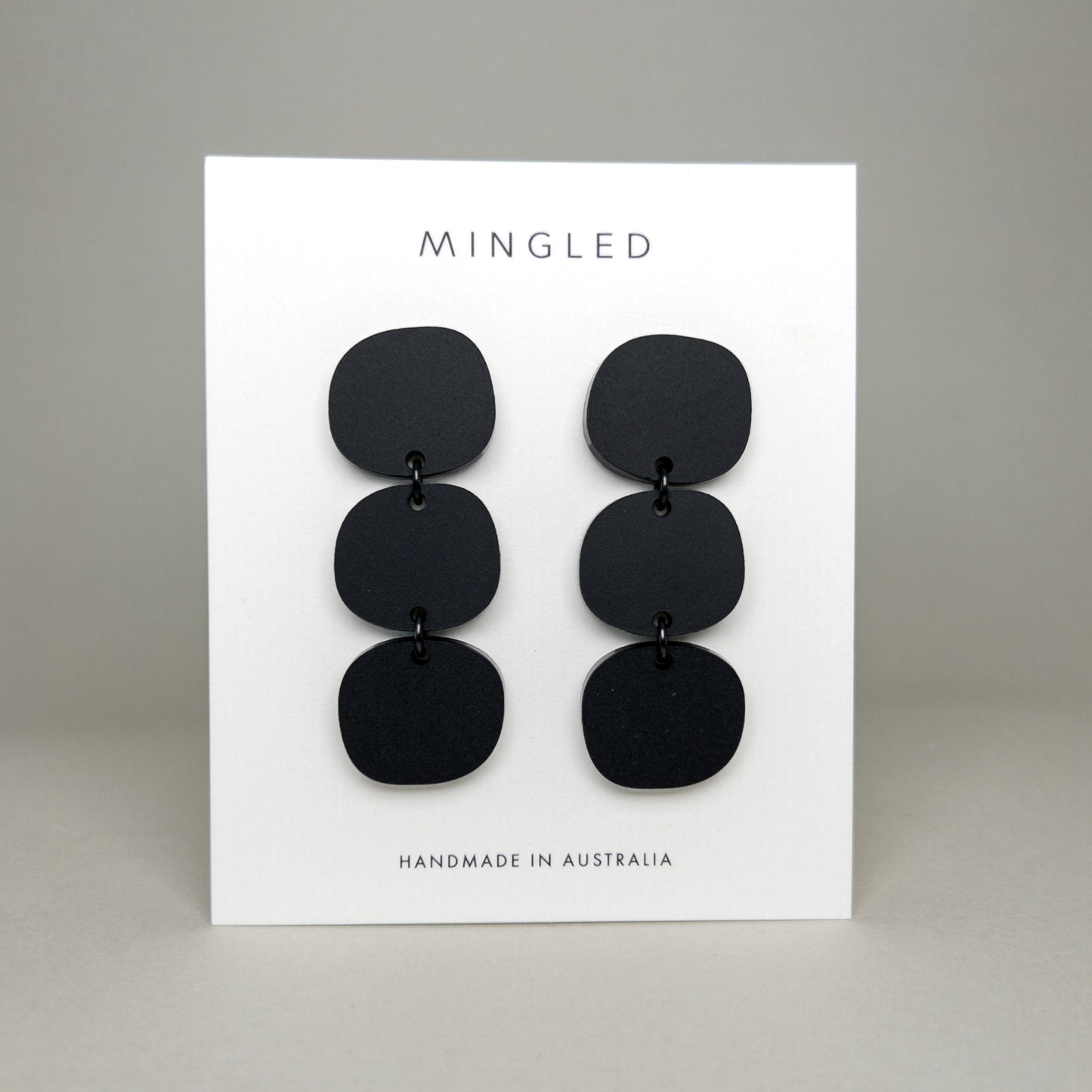 Triple Stack Dangles - Black