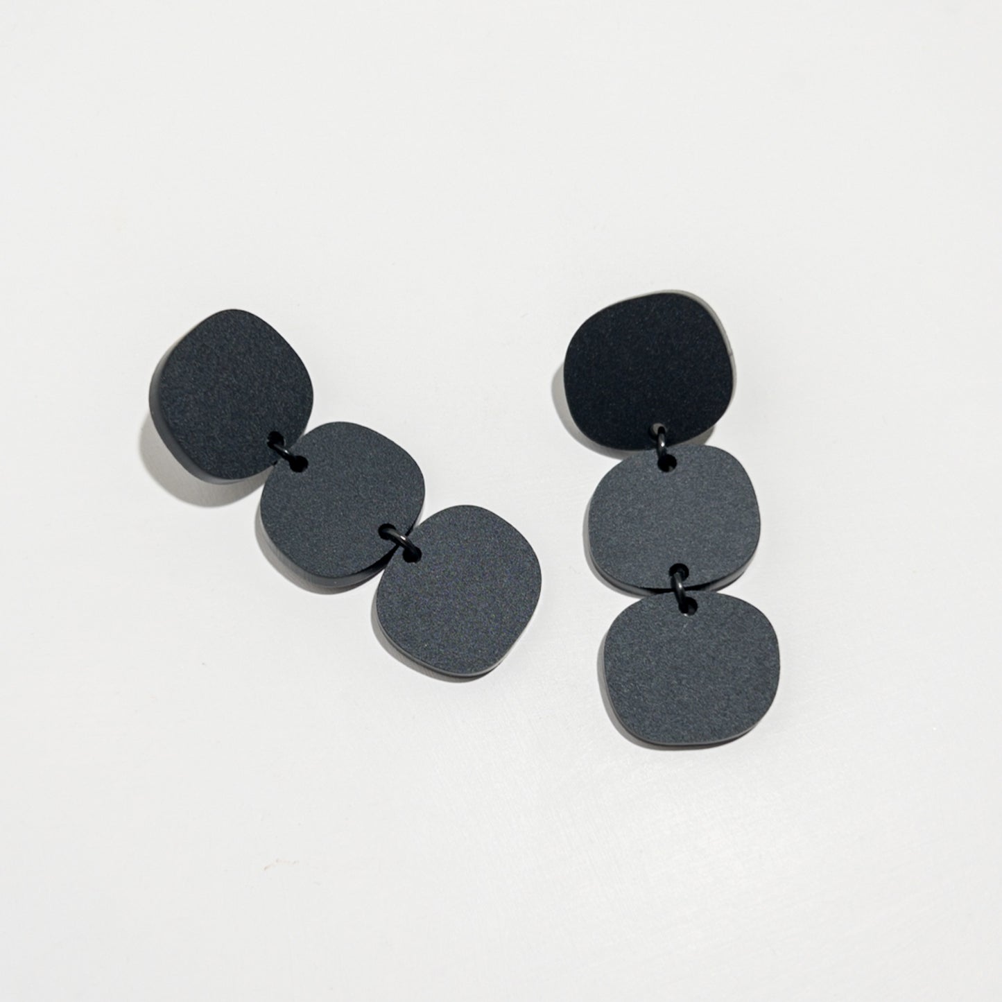 Triple Stack Dangles - Black