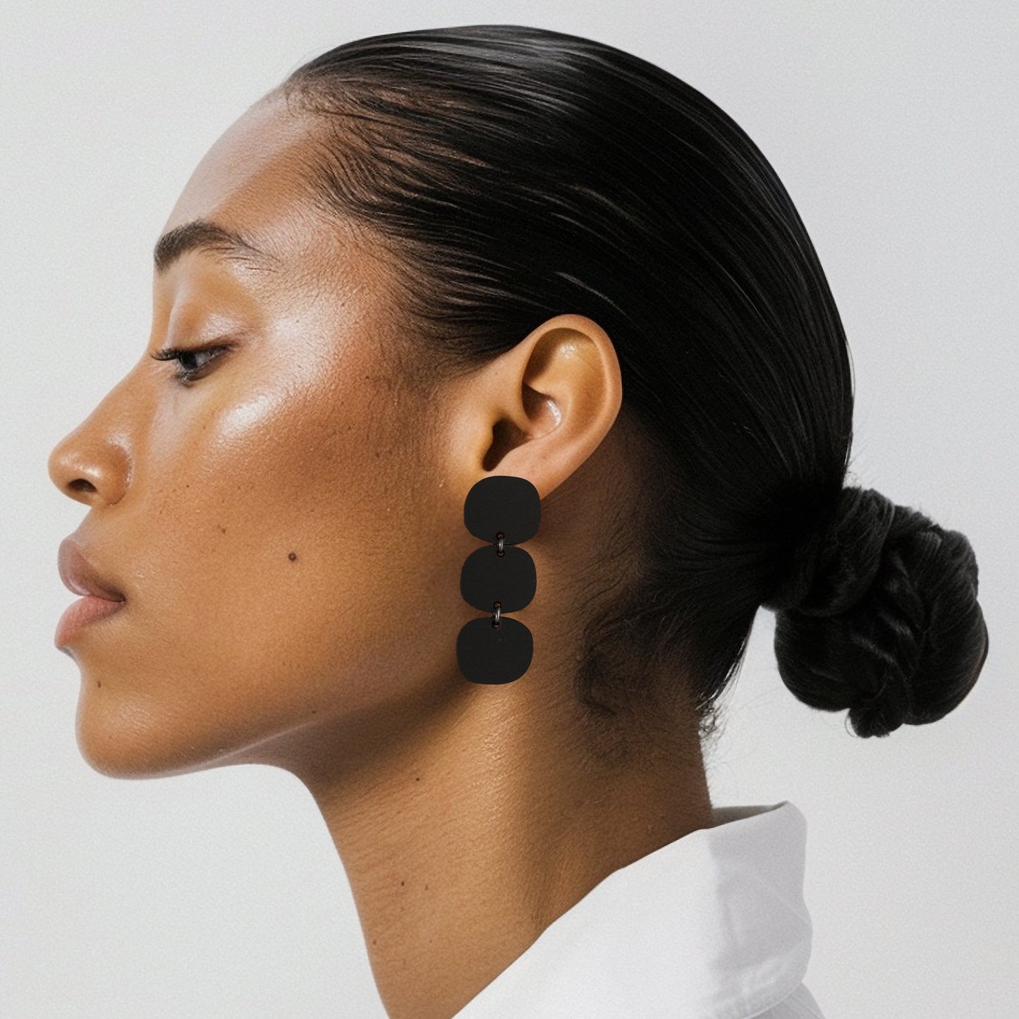 Triple Stack Dangles - Black