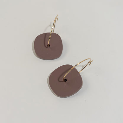 Aura Hoop - Matte Nutmeg Brown - Mingled