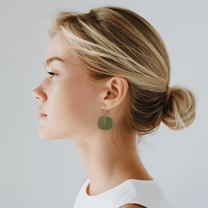 Aura Hoop - Matte Olive Green - Mingled