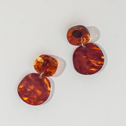 Boulder Statement Dangles - Lava - Mingled