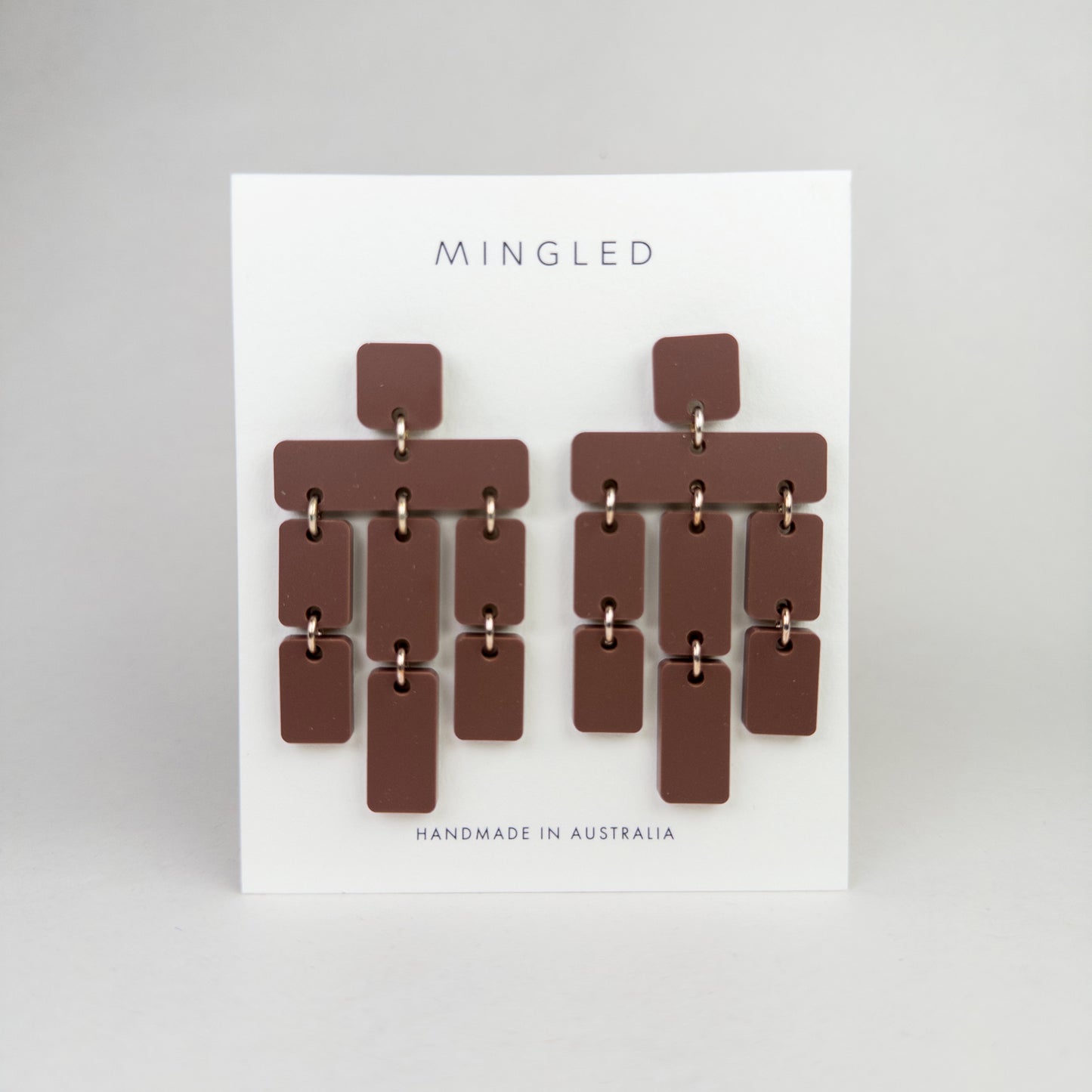 Chandelier Earrings - Nutmeg Brown