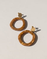 Charlie Dangle Earrings - Caramel