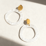 Charlie Dangle Earrings - Moonstone