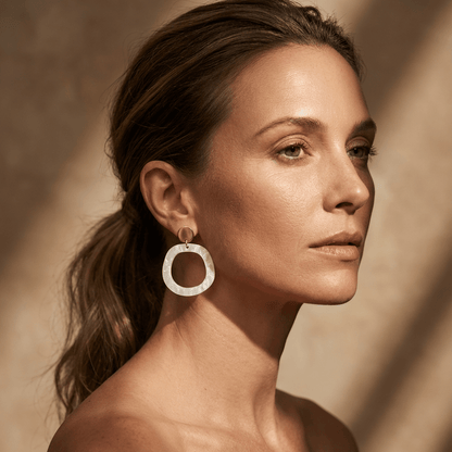 Charlie Dangle Earrings - Moonstone - Mingled