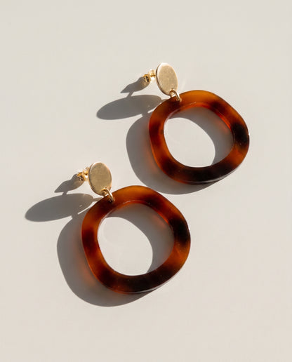 Charlie Dangle Earrings - Spiced Sienna