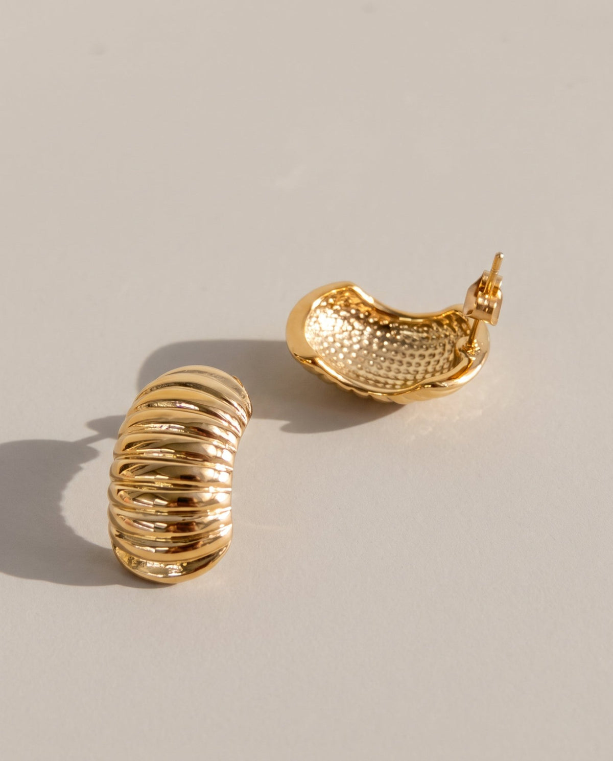 Crescent Earrings - Gold - Mingled