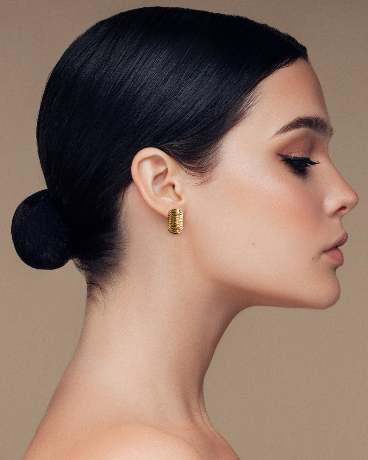 Crescent Earrings - Gold - Mingled