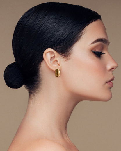 Crescent Earrings - Gold - Mingled