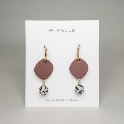 Haven Huggie Dangle - Matte Nutmeg Brown - Mingled
