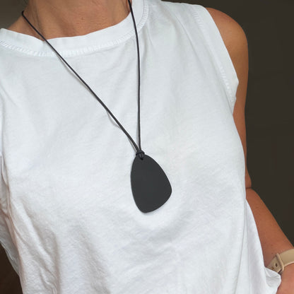 Nali Pendant Black Cord Necklace - Mingled
