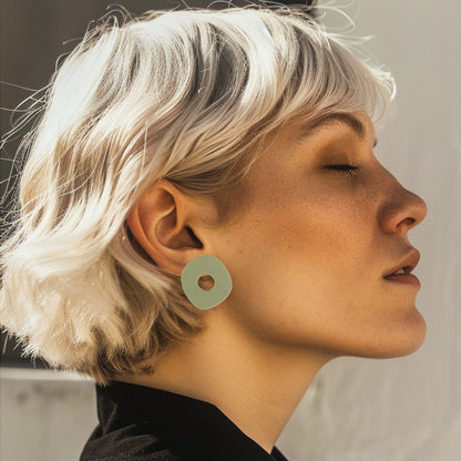 Nimbus MIDI Studs - Matte Olive Green - Mingled