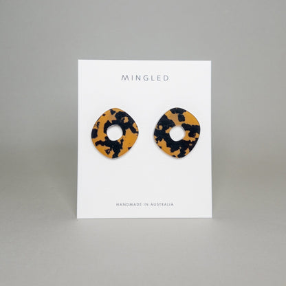 Nimbus MIDI Studs - Honey Tortoise Shell - Mingled