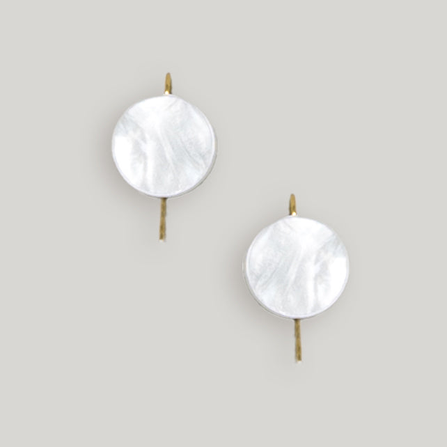 Orb Drop Earrings - Moonstone