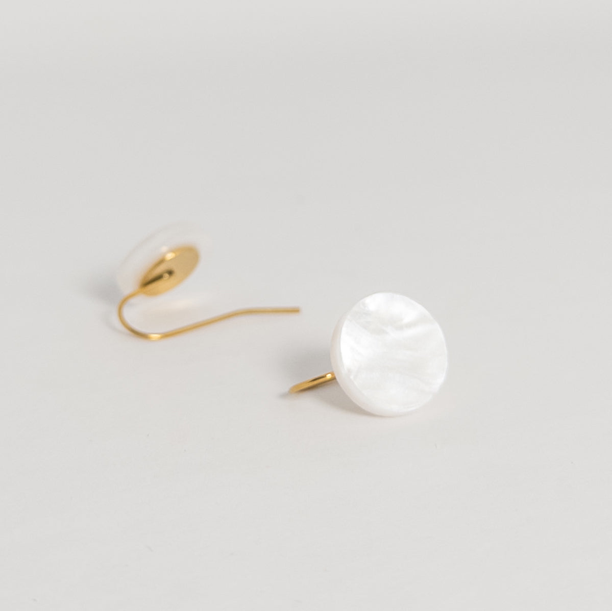 Orb Drop Earrings - Moonstone