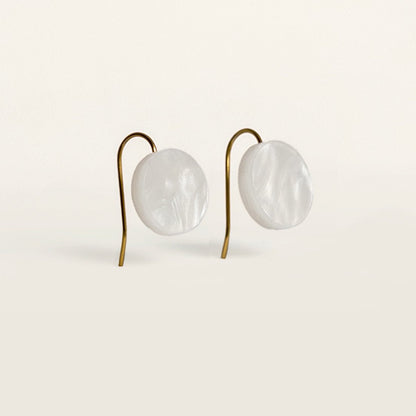 Orb Drop Earrings - Moonstone - Mingled