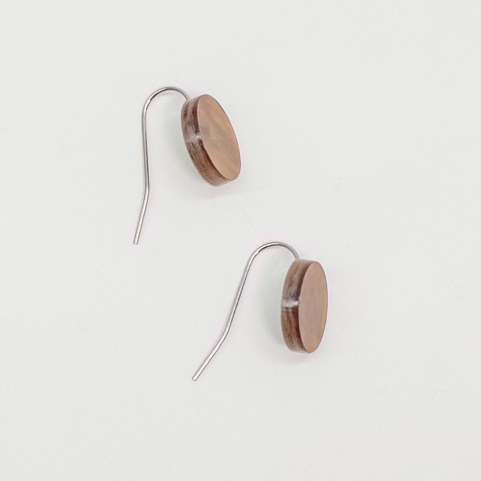 Orb Drop Earrings - Caramel - Mingled