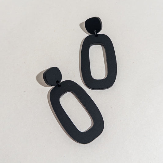 Black Statement Earrings