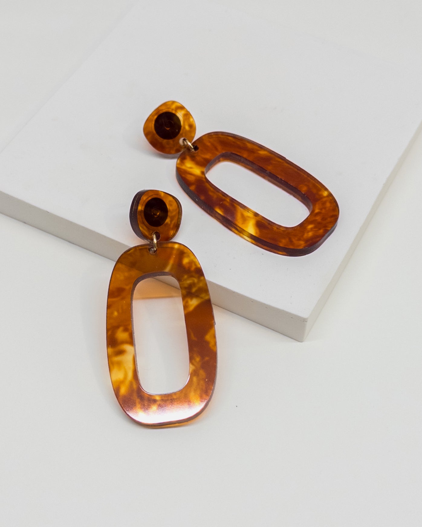 RILEY Dangle Earrings - Lava
