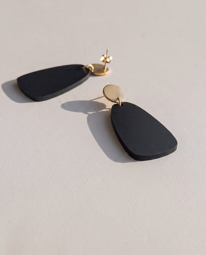Salita Dangle Earrings - Black