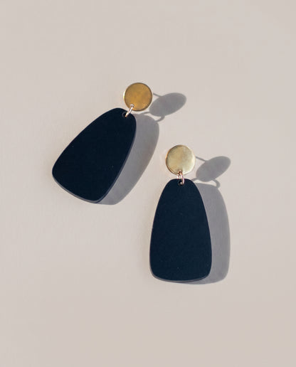 Salita Dangle Earrings - Black
