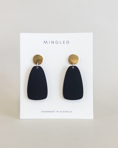 Salita Dangle Earrings - Black