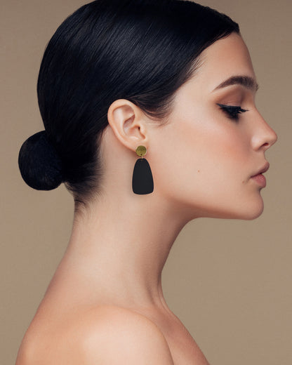 Salita Dangle Earrings - Black