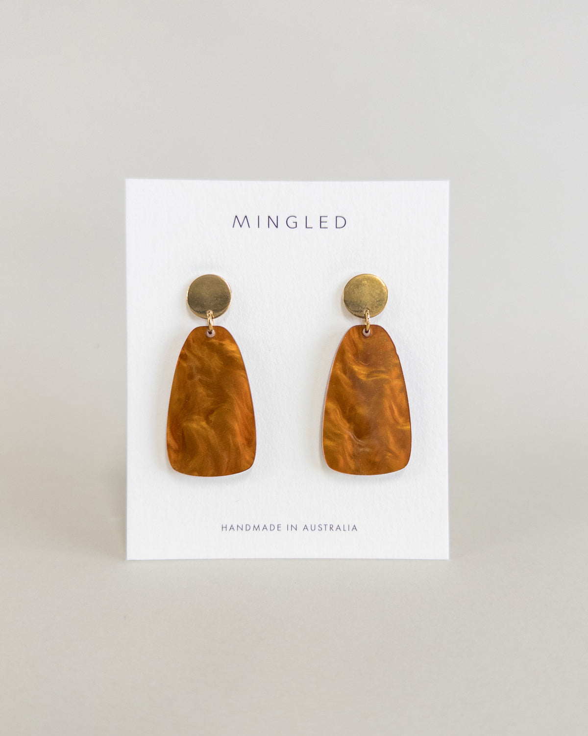 Salita Dangle Earrings - Caramel