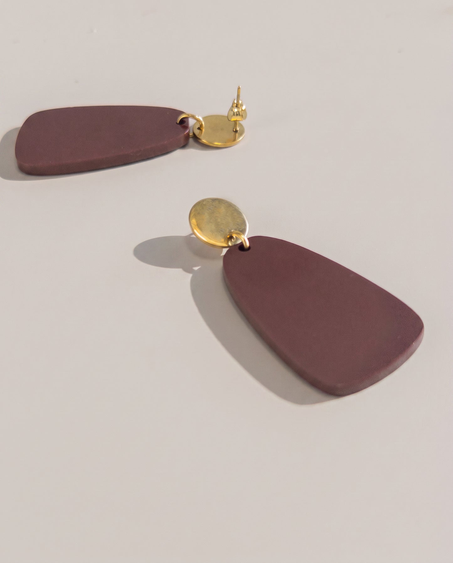 Salita Dangle Earrings - Merlot