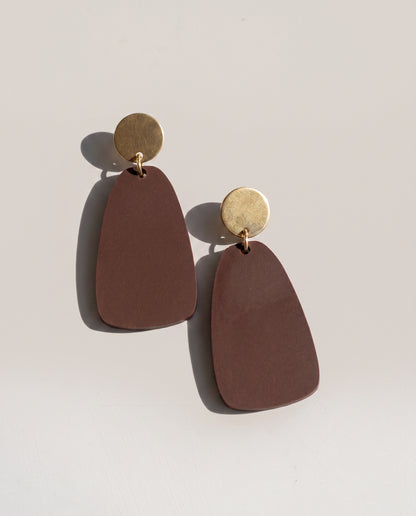 Salita Dangle Earrings - Merlot