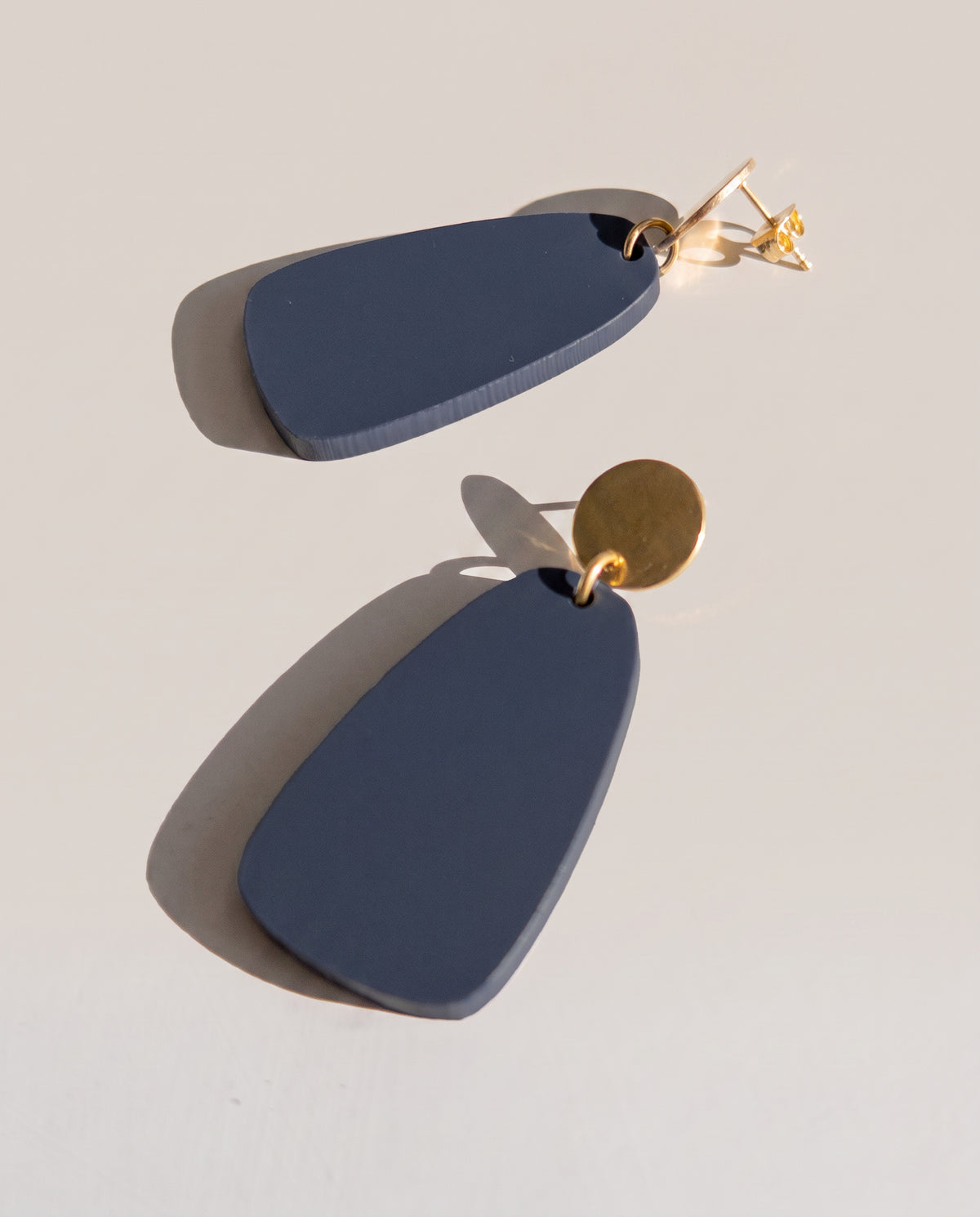 Salita Dangle Earrings - Navy Blue