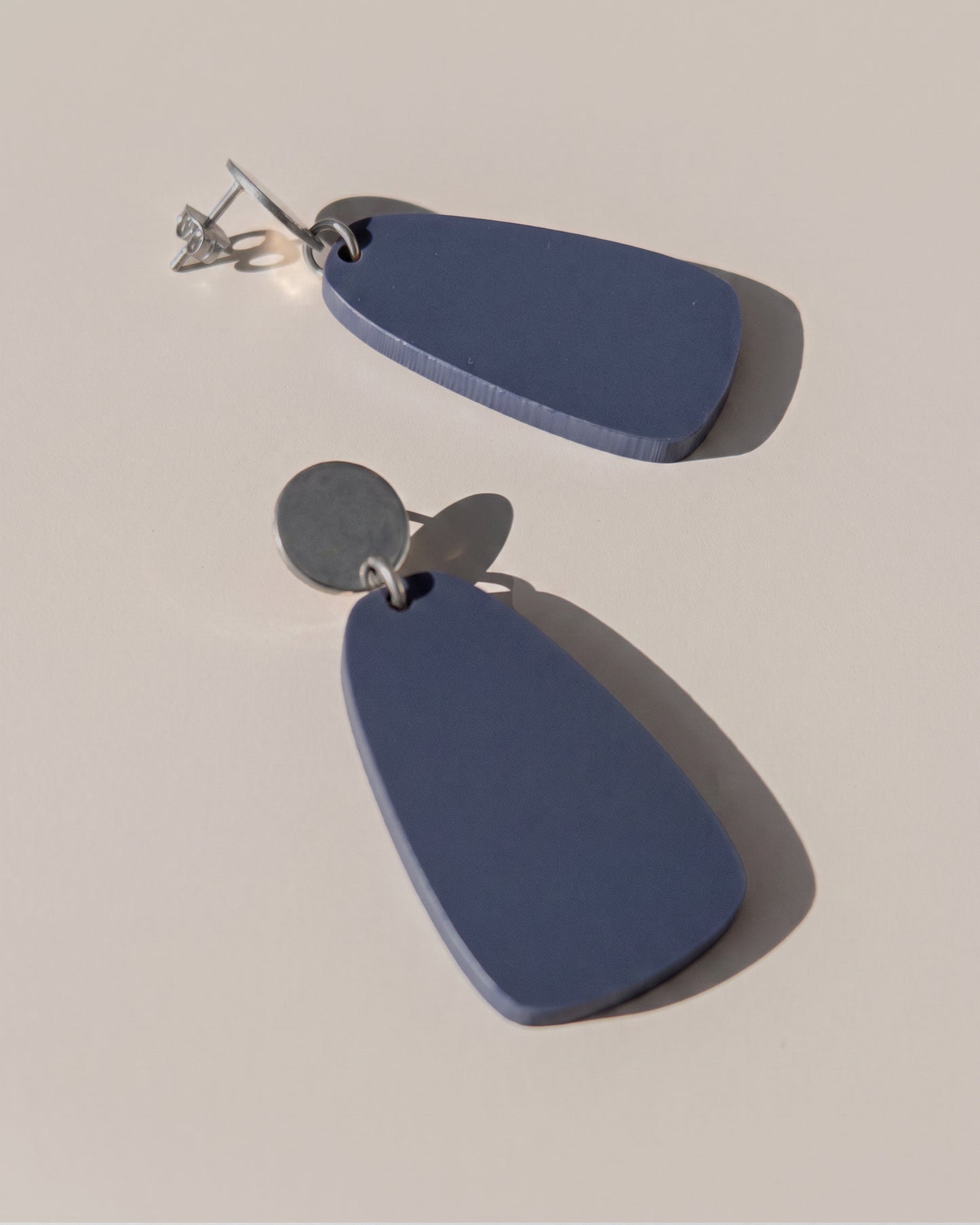 Salita Dangle Earrings - Navy Blue