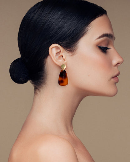 Salita Dangle Earrings - Spiced Sienna