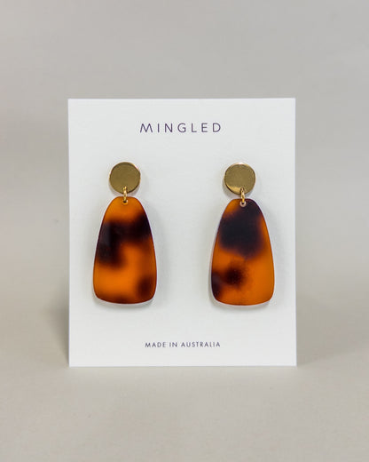 Salita Dangle Earrings - Spiced Sienna