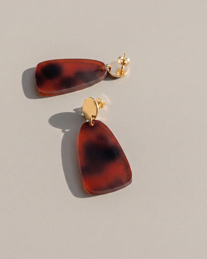 Salita Dangle Earrings - Spiced Sienna
